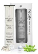 Ayouthveda Pearly White Day Cream With Natural SPF 15 | Nourishes Skin With Pearl, Pea- Extract & Milk Cream | For A Pearly Lusture, Hydrate & Radiant Skin | Suits Normal & Oily Skin (Pack Of 1-50Gm) - Fast UK Delivery - Image 2