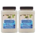 Thanjai Natural Epsom Bath Salt 2kg for Muscle Relief, Relieves Aches & Pain Granule Magnesium Sulphate) for Plants, Gardening,Water Soluble Fertilizer,Soil Manure - Fast UK Delivery - Image 2