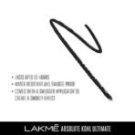 LAKME Absolute Ultimate Opaque Kohl Kajal Pencil, Black, Water Resistant, Lasts Upto 16 Hrs, 1.2 G - Fast UK Delivery - Image 5