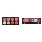 Glam 21 Blush Highlighter Palette Silky pigments 24 gm - Amaze-02 Shades of Trend Eyeshadow Palette 10 Highly Pigmented Shades |Smudge Free & Long-Lasting 13.5gm - Shade -04 - Fast UK Delivery