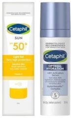 Cetaphil Combination Skin Sun Spf50 Sunscreen Very High Protection Light Gel Water Resistant Vitamin E 50Ml PackOf 1 Optimal Hydration Lightweight Serum 30 ml - Fast UK Delivery - Image 2