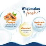 Aqualogica Glow+ Hydra Gel Moisturizer with Vitamin C & Papaya | 24-Hour Intense Hydration | Weightless Water-Like Gel Texture | Non Sticky & Quick Absorbing for Glowing Skin | 200 g - Fast UK Delivery - Image 6