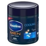 Vaseline Men cooling Moisturizing Body Cream For Dry Skin 400 ml - Fast UK Delivery