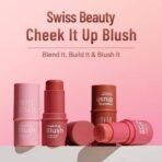 Swiss Beauty Cheek It Up Blush for Cheeks|Lumi-Matte Finish | Lightweight | Easily Blendable | With Jojoba Oil | Shade- Chic Me Up, 8g - Fast UK Delivery - Image 3