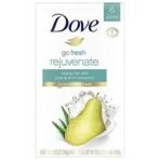 Dove go fresh Beauty Bar for Softer Skin Pear and Aloe Vera More Moisturizing Than Bar Soap 3.75 oz Pack Of 6(USA) - Fast UK Delivery - Image 2