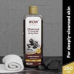 WOW Skin Science Charcoal & Ceramide Body Wash | Clears Skin Impurities | Removes Dirt & Dead Skin | Hydrates and Softens | Detoxifies Skin | Has Long lasting Fragrance | Powered by Cerabloom | 250ml - Fast UK Delivery - Image 3