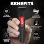 Beardo I Blade Trimmer for men | No Nicks and Cuts | Electric Shaver with powerful motor | Perfect for different beard styles for Gen Z | Multiple Length Settings - Fast UK Delivery - Image 4