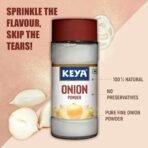 Keya Combo of Garlic Powder 55gm, Onion Powder 50gm | Ready to use | Sourced From Whole | Zero added Colours, Fillers, Additives & Preservatives | Pack 2 - Fast UK Delivery - Image 7