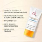 O3+ Bridal Radiance Sunscreen SPF 50 PA +++ Dry Touch & Ultra Light Non-greasy and leaves no white cast Prevents Damage From UVA | UVB | HEV | IR | Dermatologist Tested | 75g - Fast UK Delivery - Image 3