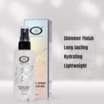 Fashion Colour Liquid Glow Setting Spray For Makeup Long Lasting (100ml) | Natural Dewy Finish | Keeps Makeup Intact | Hydrates, Soothes & Refreshes Skin | (MF09A, 100ML) - Fast UK Delivery - Image 4