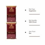 Konfiz 2M Milk Chocolate Compound Slab Perfect For Baking,Cake Decorating,Topping,Molding&Dipping(Pack Of 2,500 Gm) - Fast UK Delivery - Image 3