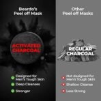 Beardo Charcoal 4-in-1 Giftset for Men | Complete Face & Body kit, pack of 4 (Facewash, Peel-off mask, Scrub, Soap) | Valentines day gift for husband | Gift for boyfriend | Gift for Men - Fast UK Delivery - Image 6