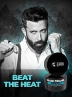Beardo Ice Blast Hair Cream, 75 gm | Hair Cream for Men with Menthol & Coconut Oil | Hair Styling Ceam | Daily Styling | Cooling Cream | Cool Lock Technology - Fast UK Delivery - Image 3
