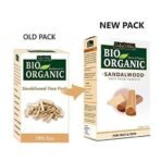 Indus Valley Bio Organic Sandalwood Face Pack Powder | Lightens Suntan, Dark Spots & Pigmentation | Prevents Acne Breakouts | Enriched with Chandan Powder for Glowing Skin & Tan Removal - 200g - Fast UK Delivery - Image 4