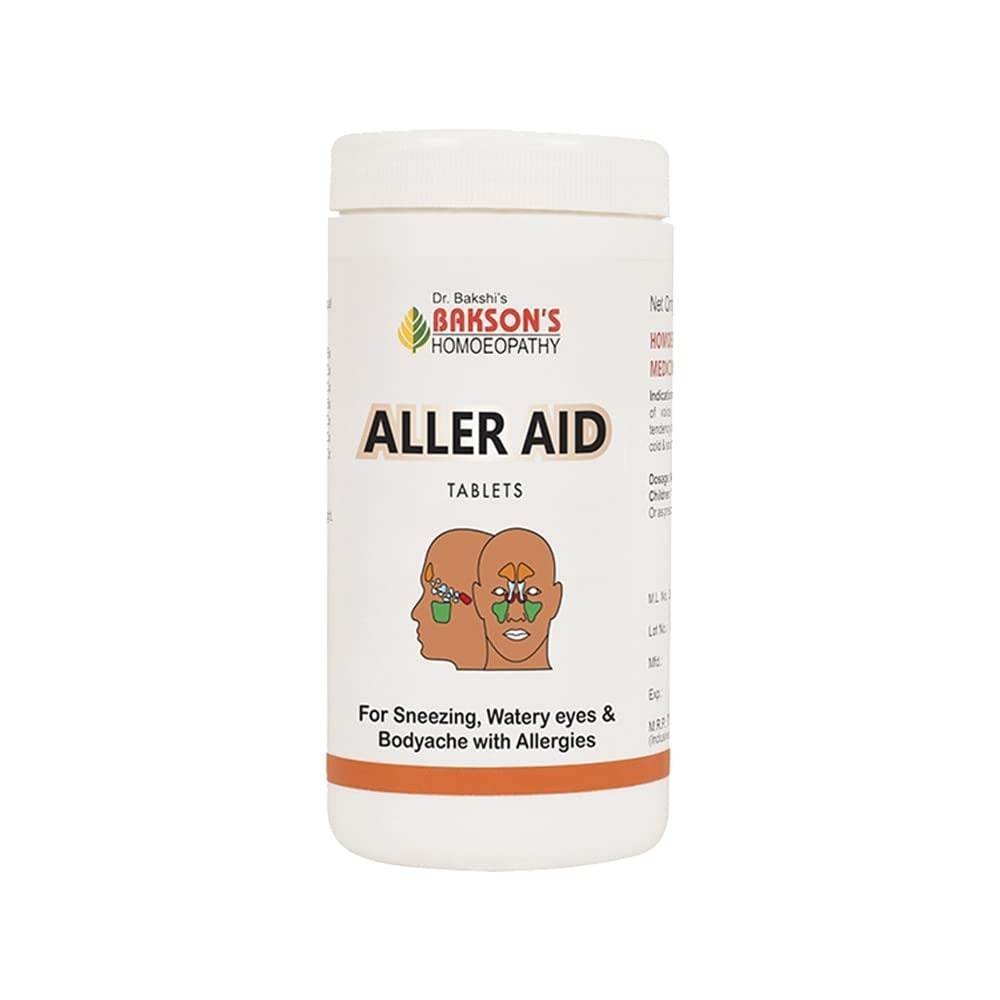 uk41U84B3QUnL-1.jpg Dr. Bakshi's BAKSON'S HOMOEOPATHY ALLER AID TABLETS (200.00 g (Pack of 1)) - Image 1