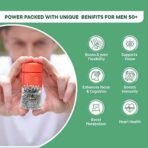 Wellbeing Nutrition Multi + Omega Adult 50+ | Vitamin D3, Calcium, Iron, Amino Acids & 39 Nutrients in Vegan Omega Oil | Energy & Metabolism, Bone, Joint & Heart Health | 60 Veg Capsules (Pack of 2) - Image 5