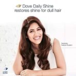 Dove Daily Shine Shampoo - For Dull And Frizzy Hair, Makes Hair Soft, Shiny And Smooth, 180 ml - Fast UK Delivery - Image 5