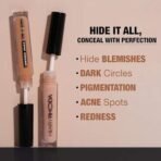 Hilary Rhoda Hide It All Cover Conceal | Conceals Masks, Scars & Dark Circles | High Coverage Concealer | With Shea Butter | Matte Finish | Cruelty-Free & Vegan (Neutral - Shade 3, 3.7ml) - Fast UK Delivery - Image 5