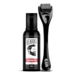 Beardo Beard & Hair Growth Oil 50ml & Derma Roller For Hair Growth 0.5 mm| Dermaroller | For Thicker & Longer Beard | Uneven, Patchy & Fast Beard Growth | For Stronger & Fuller Beard Hair - Fast UK Delivery - Image 2
