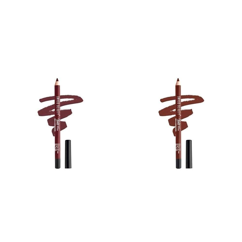 uk41UPvoO9GKL-1-1.jpg SWISS BEAUTY Bold Matt Lip Liner | Long-lasting |Matte Finish | Non-drying | Shade-09, 5gm & Bold Matt Lip Liner | Long-lasting |Matte Finish | Non-drying | Shade-09, 5gm - Fast UK Delivery - Image 1