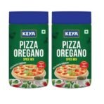 Keya Italian Pizza Oregano | Pizza Oregano Spice Mix|Healthy Italian Seasoning|Multipurpose Seasoning| 100% Natural|Vegan| Zero Preservatives, Artifical Colours & Flavours |No MSG | Marinade Mix, Dip Mix, Sprinkler |Perfect for Pizza, Pasta, Garlic Bread, Sweet Corn, Makhana | 80g | Pack of 2 - Fast UK Delivery - Image 2
