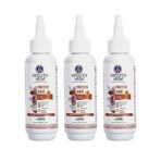 Ayouthveda Protein Hair Oil For Healthy Hair | Blend of Essential Oil & 12 Herbal Extracts | Strengthen The Roots & Makes Hair Shiny | A Non Sticky Formula For Dandruff Control (Pack of 3-100ml each) - Fast UK Delivery - Image 2