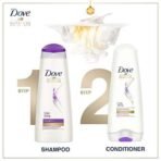 Dove Daily Shine Shampoo 340 ml|| For Dry and Damaged Hair|| Strengthening Shampoo Gives Smooth and Strong Hair - Mild Daily Shampoo for Men & Women (Pack of 2) - Fast UK Delivery - Image 6