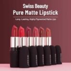 Swiss Beauty Pure Matte Creamy Lipstick | Non-drying, Highly pigmented Lipstick | Shade- Hazelnut, 3.8gm| - Fast UK Delivery - Image 3