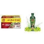 Dabur Red Paste - India's No.1 Ayurvedic Paste, Provides Protection Plaque Removal, Toothache, Yellow Teeth, Bad Breath- 600g (150gm*4) & Dabur Amla Hair Oil - for Strong, Long and Thick Hair 275ml - Fast UK Delivery - Image 2