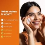 WOW Skin Science Brightening Vitamin C Face Wash | For Oily & Dry Skin | Bright, Glowing Skin | Refreshing | For Women & Men | Paraben & Sulphates Free | 200 ml - Fast UK Delivery - Image 5
