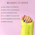 Just Herbs Nail Polish 12 Chemical Free Formula Quick Dry, Glossy Finish and Long Lasting Nail Paints - Fast UK Delivery - Image 5
