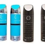 Armaf Club De Nuit & Blue Homme Men Deodorant Body Spray for 200ml Pack of-4 - Fast UK Delivery