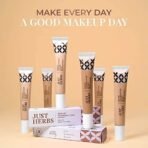 Just Herbs Serum Foundation for Face Makeup with SPF30+ Dewy Finish Full Coverage Makeup Foundation For All Skin Types 20 ml - Fast UK Delivery - Image 3