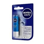 NIVEA Men Lip Care, Active Care Lip Balm, SPF 15 And NIVEA Lip Balm, Fruity Blackberry Shine,4.8 g (Pack of 2) - Fast UK Delivery - Image 5