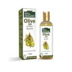 Indus Valley Bio Organic Pure Extra Virgin Olive 100% Organic and Cold-press, Massage Oil for Skin & Hair Care - (200ml) - Fast UK Delivery - Image 2