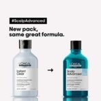 L'OREAL PROFESSIONNEL PARIS Scalp Advanced Anti-Dandruff Dermo-Clarifier Shampoo 300 Ml+L'Oreal Professionnel Liss Unlimited Hair Mask With Pro-Keratin For Rebellious Frizzy Hair, Serie Expert, 250Gm - Fast UK Delivery - Image 4
