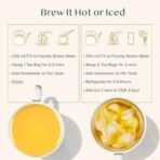 VAHDAM Amla Ginger Tea - 15 Green Tea Bags | Vitamin C Fortified Digestive Health Drink | High Nutrition Pratapgarh Amla Variety | Herbal Tea for Immunity - Fast UK Delivery - Image 7
