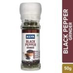 Keya Black Pepper Grinder 50g | Fresh Kali Mirch | Freshly Ground Premium Black Pepper for Enhancing Flavors | Convenient Twist-Top Grinder for Easy Use | Perfect for Cooking, Seasoning, and Garnishing | 50g - Fast UK Delivery - Image 4