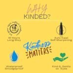 KINDED Kind Eyes Kajal 3 in 1 Kohl Kajal Eye Liner Smokey Eye Shadow Waterproof Smudge Proof 18 Hours Colour One Stroke Auto Kajal Pencil (Combo 0.35 gm each, Boundless Black & Butterfly Blue) - Fast UK Delivery - Image 4