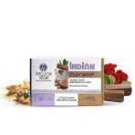 Ayouthveda Herbal Soap Combo (3 Pack) | Nuts & Saffron Soap, Indian Clay Soap & Charcoal Detox Soap | Handmade for Glowing, Rejuvenated & Healthy Skin - Fast UK Delivery - Image 3