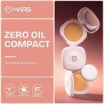MARS Zero Oil All Skin Compact With An Applicator (4.5Ml) (03-Natural) | Non-Comedogenic | Oil Control | Long-Lasting | Matte Finish | Light-Weight | Minimize Pores | Travel Friendly, 10 Gm - Fast UK Delivery - Image 4