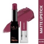 MILA Beaute Pro Matte Lipstick | Creamy Matte Lipstick | Shade - Anuradha, 4.2g Conceal It Pot Concealer For Face Makeup | Shade - (Rich Vanilla, 4g) - Fast UK Delivery - Image 4