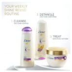 Dove 10 In 1 Shine Revive Treatment Hair Mask, 300 Millilitre | Floral, For Dull Hair - Fast UK Delivery - Image 7
