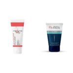 O3+ Oxy D-Tan Scrub 60g for Blackheads & Glowing Skin & O3+ ALPHA MEN Acno D-TAN Scrub With Hyaluronic & Mint 50g - Detan Scrub for TAN removal Combo - Fast UK Delivery