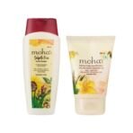 moha: Sulfate-Free Herbal Hair Shampoo 200 ML And Herbal Hair Conditioner 100 MLFor Men & Women | silky smooth hair, Jojoba Oil, Almond Oil (Shampoo and Hair Conditioner Combo) - Fast UK Delivery
