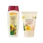 moha: Sulfate-Free Herbal Hair Shampoo 200 ML And Herbal Hair Conditioner 100 MLFor Men & Women | silky smooth hair, Jojoba Oil, Almond Oil (Shampoo and Hair Conditioner Combo) - Fast UK Delivery