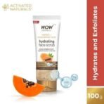 WOW Skin Science Papaya and Hyaluronic Acid Hydrating Face Scrub | Gently Exfoliates | Unclogs Pores | Removes Dead Skin Cells | Improves Skin Elasticity | Hydrates & Moisturize Skin| 100 gms - Fast UK Delivery - Image 3
