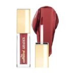 mCaffeine Shades Velvet Blur Matte Liquid Lipstick | 12 Hrs Intense Stay | Lightweight & Non-drying, Blurs Lip Creases | Transferproof & Smudgeproof | 4 ml - Passionate Crimson (Muted Rose) - Fast UK Delivery - Image 2
