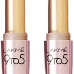 LAKME 9To5 Primer + Matte Lip Color Brown Walnut 3.6 G & 9To5 Primer + Matte Lip Color Dusty Pink 3.6 G - Fast UK Delivery