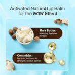 WOW Skin Science Shea Butter Nourishing Lip Balm with Ceramides Hydrating Lip Balm for Dry, Chapped Lips | Strengthens Lip Skin Barrier | SPF 30 | 4g - Fast UK Delivery - Image 3